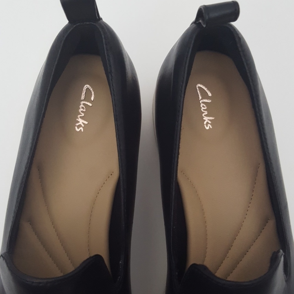 Clarks Teadale Genna platform leather loafer - Picture 6 of 10